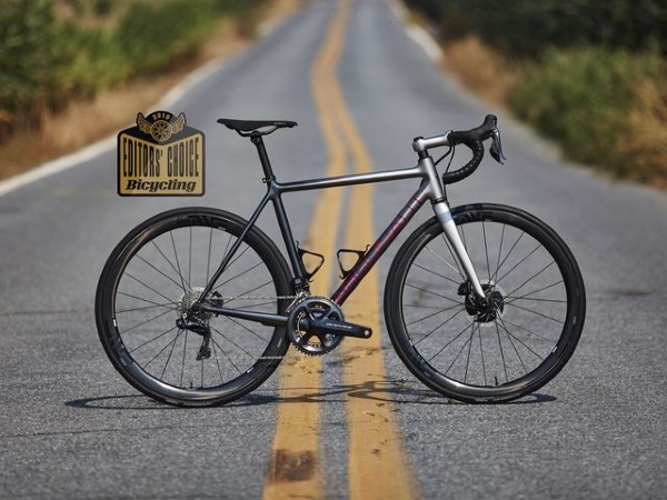 Racing bike on the road